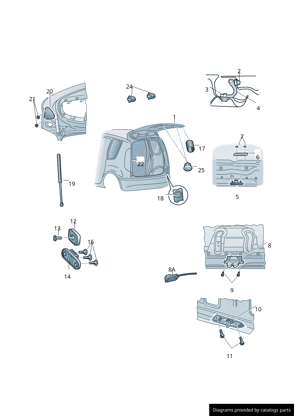 Car part diagram