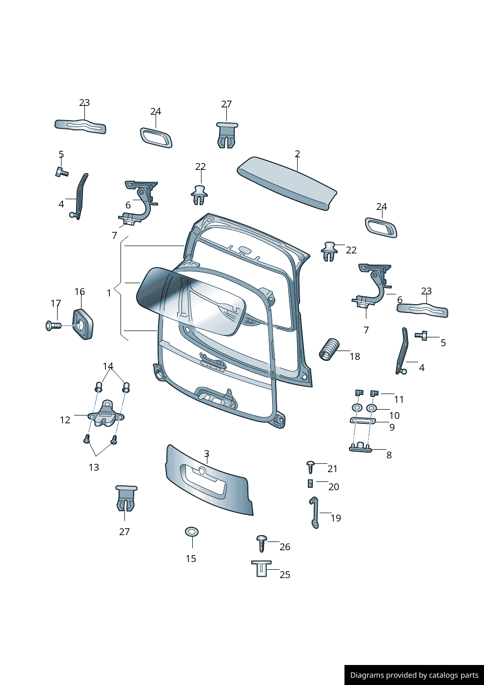 Car part diagram