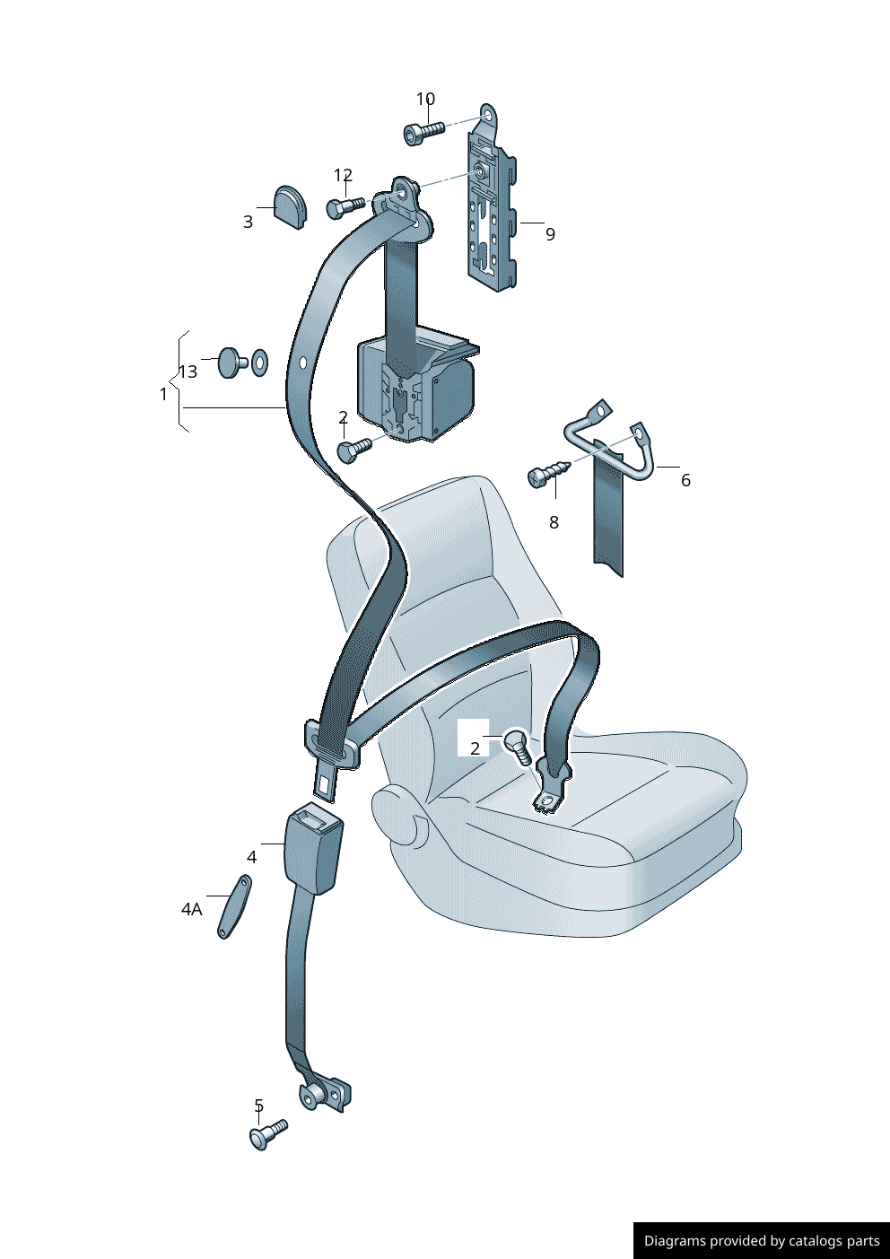 Car part diagram