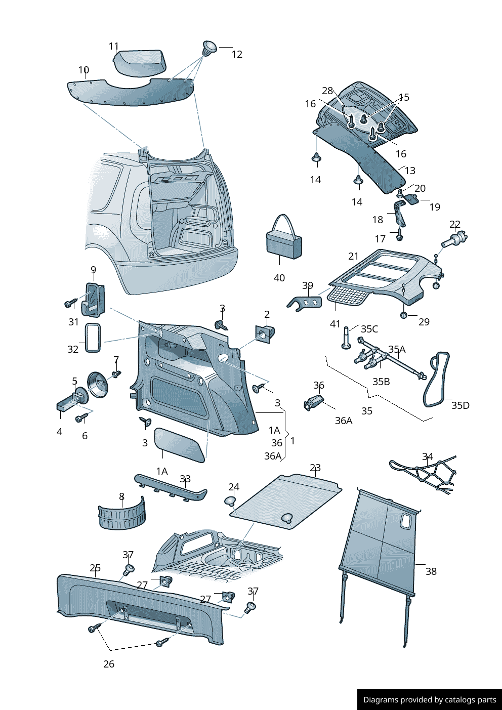 Car part diagram