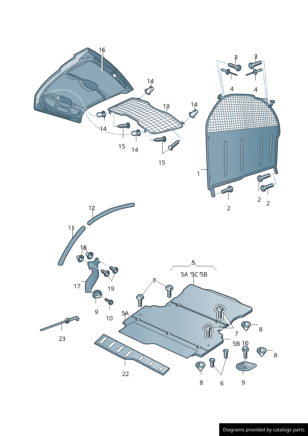 Car part diagram