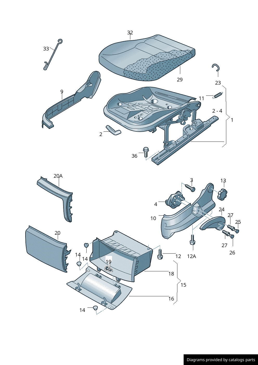 Car part diagram