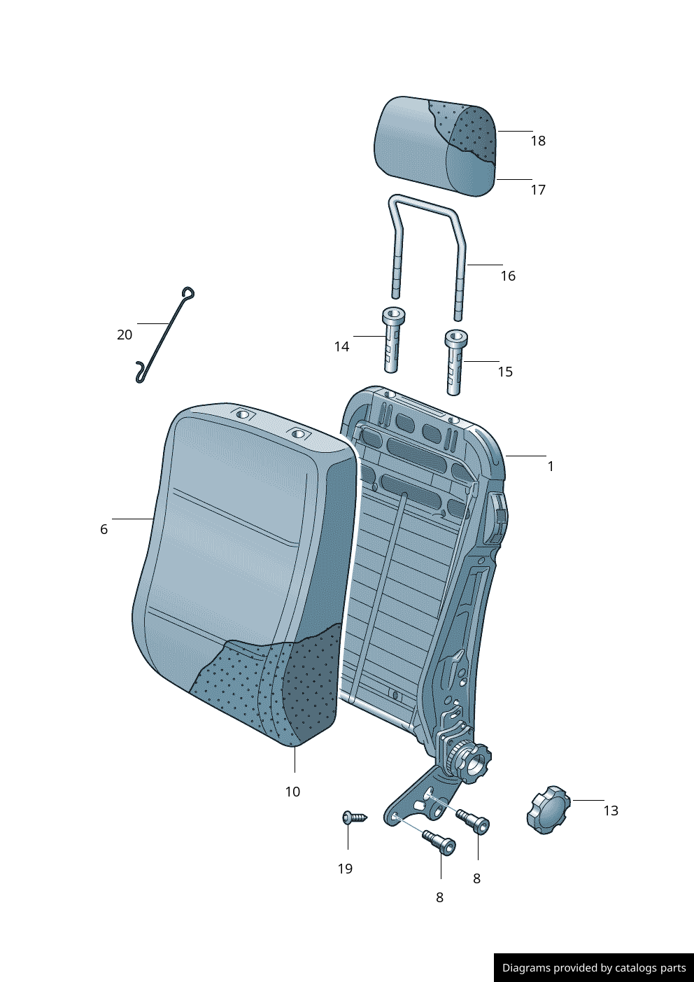 Car part diagram