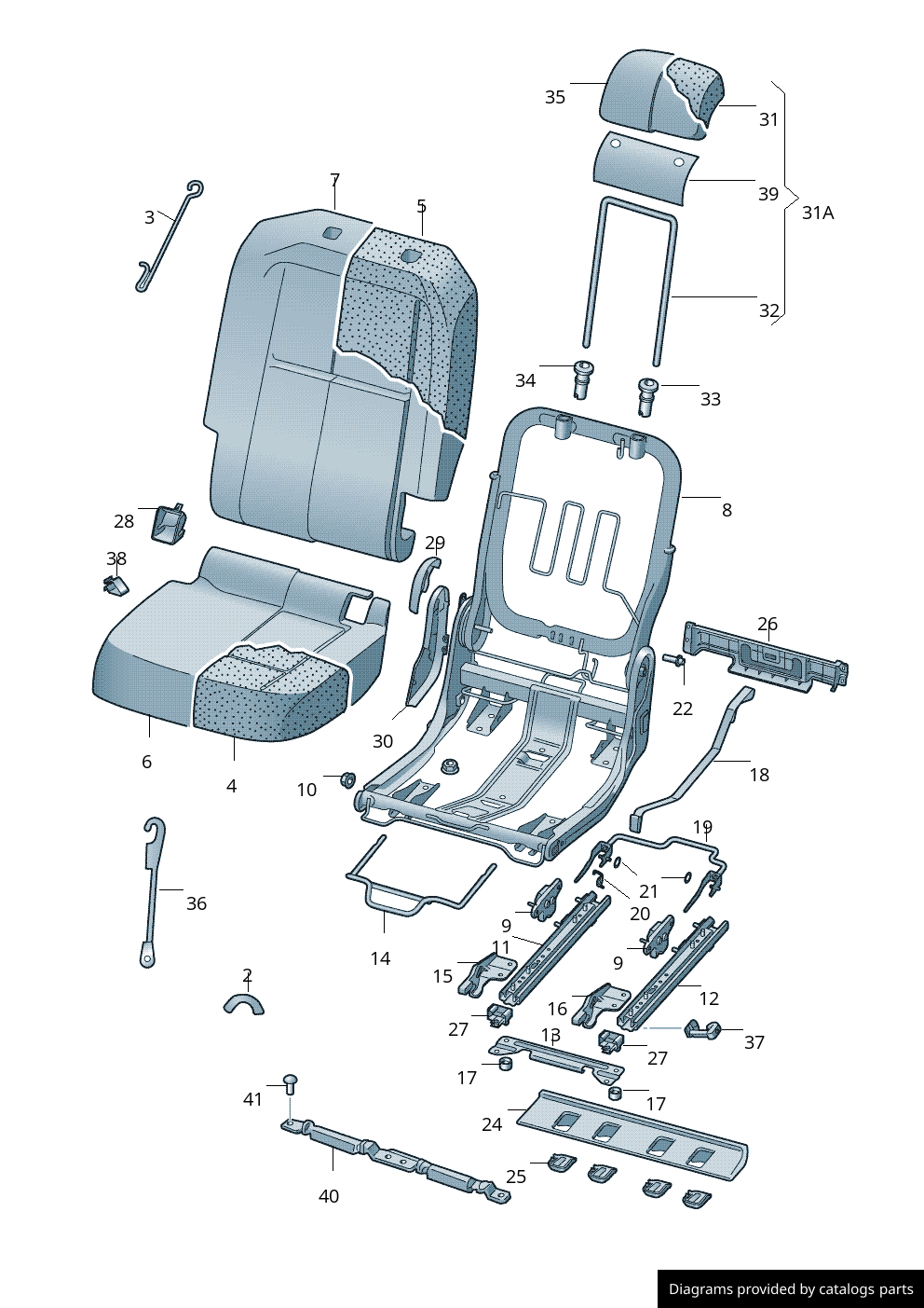 Car part diagram