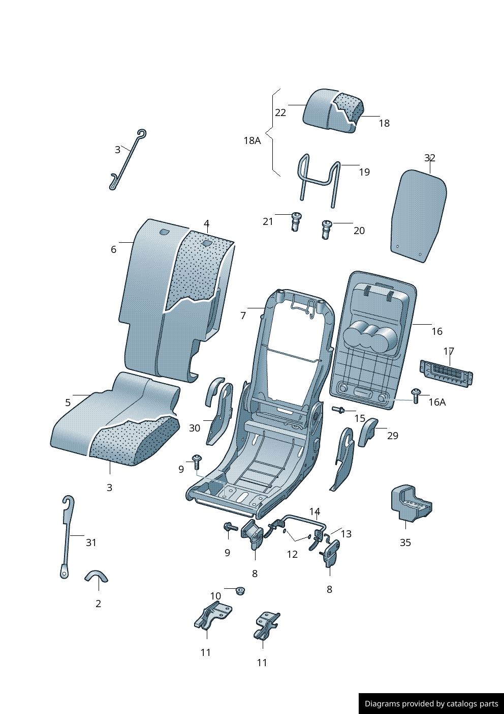 Car part diagram