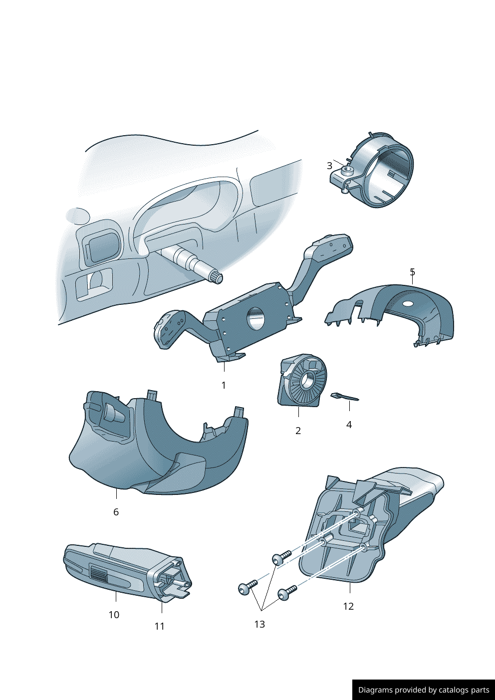 Car part diagram