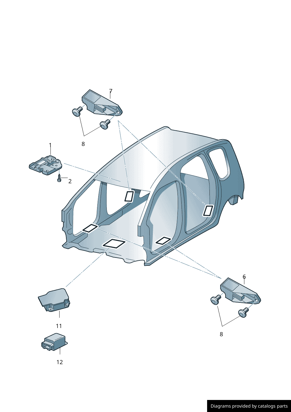 Car part diagram