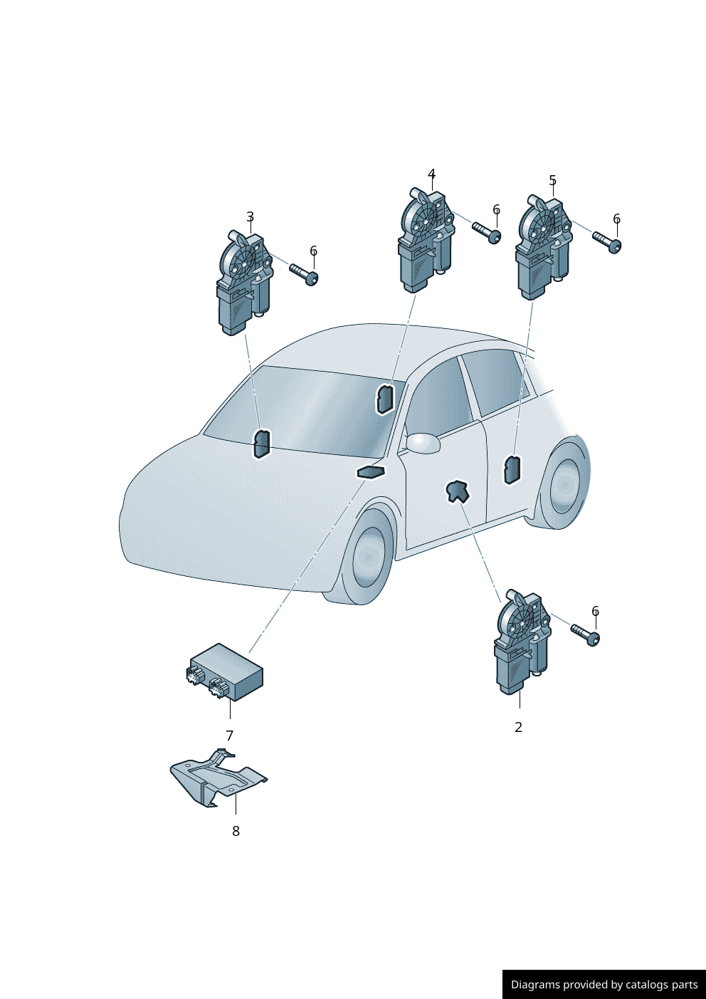 Car part diagram
