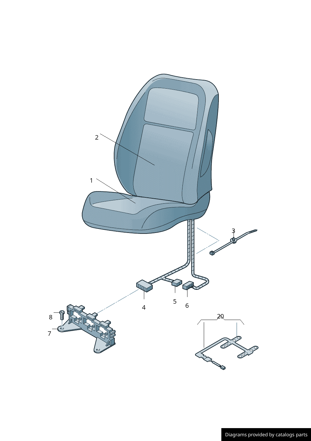 Car part diagram