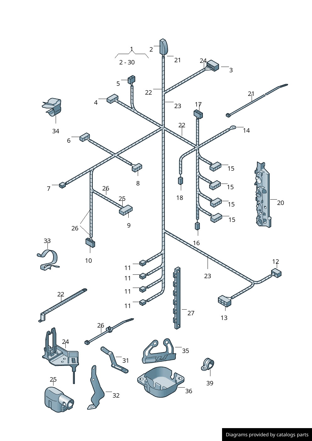 Car part diagram