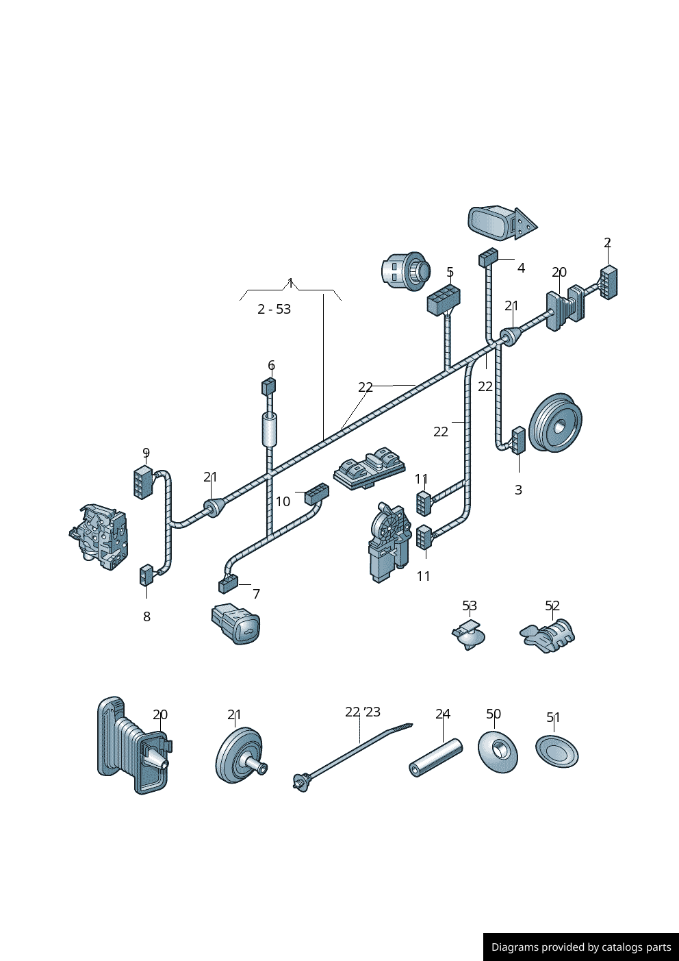 Car part diagram