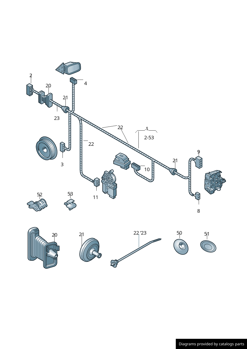 Car part diagram