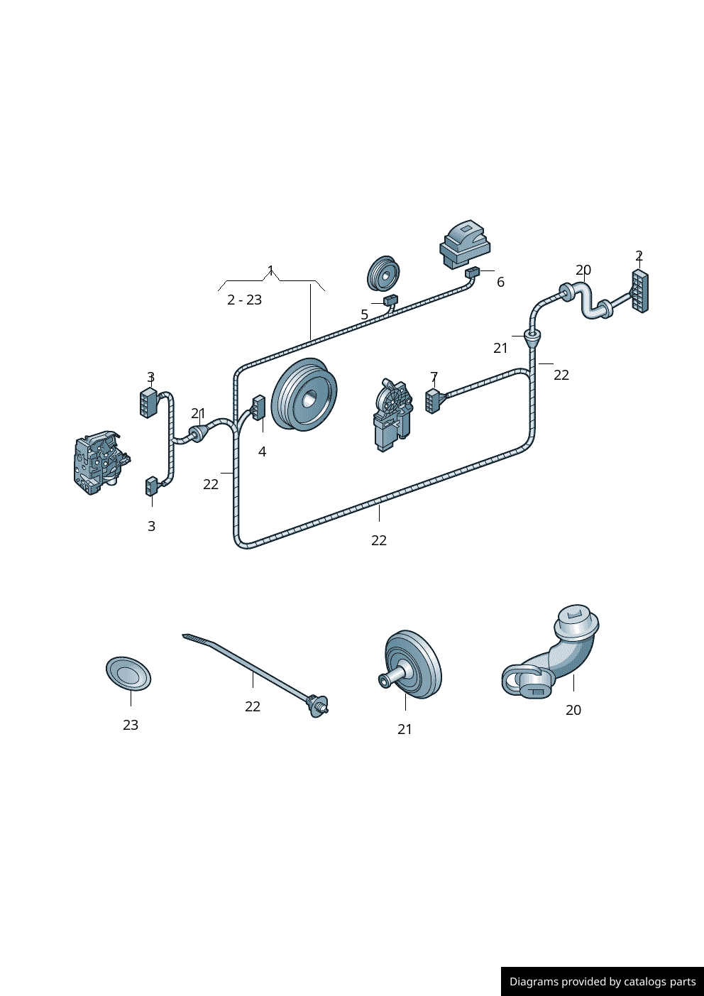 Car part diagram