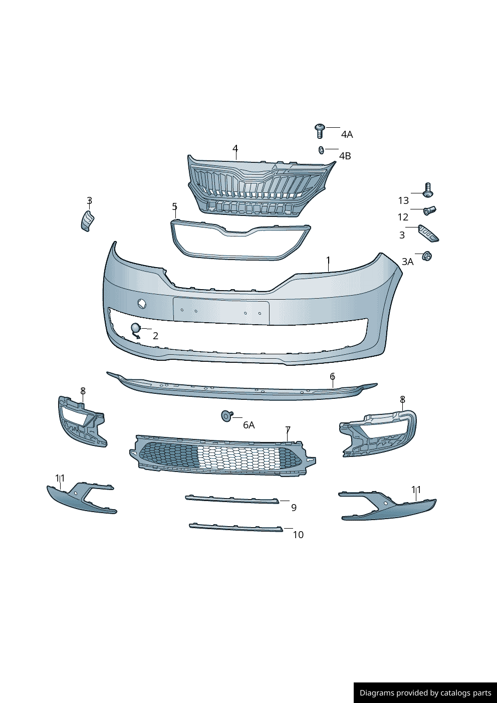 Car part diagram