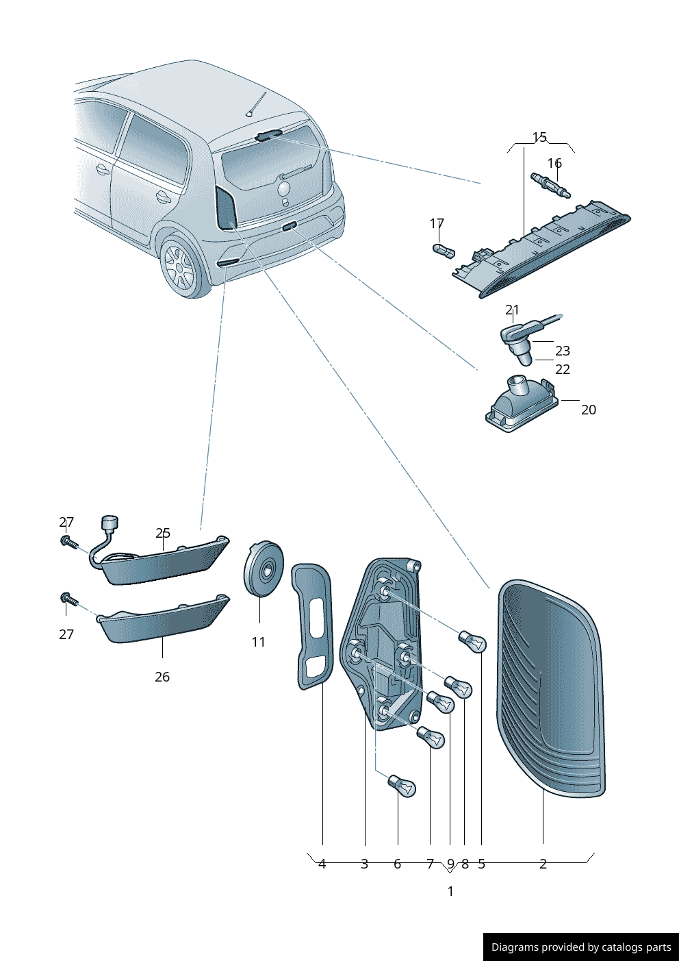 Car part diagram
