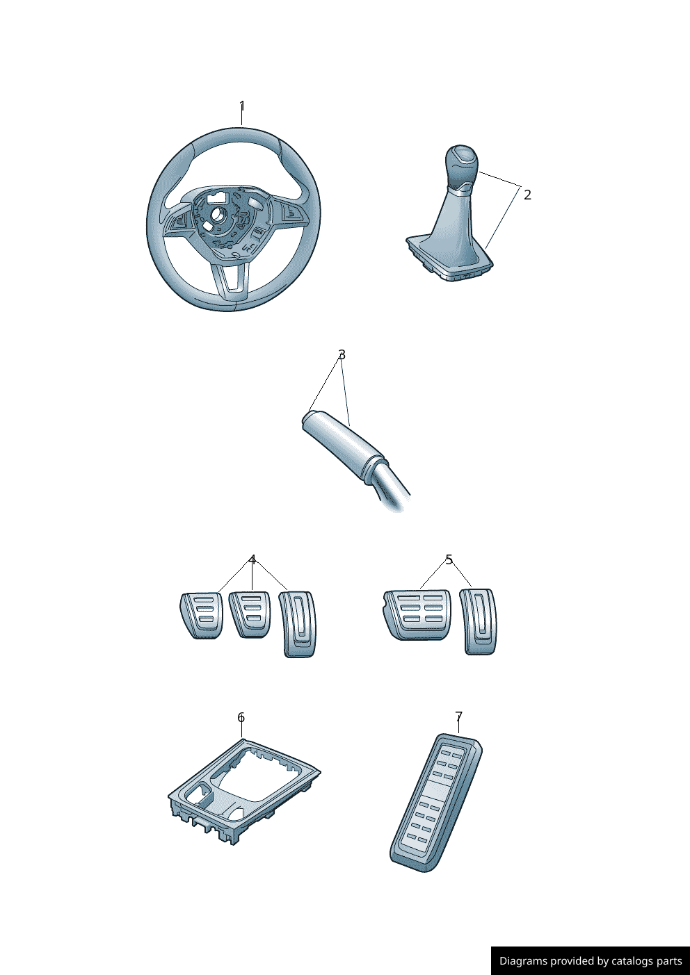 Car part diagram