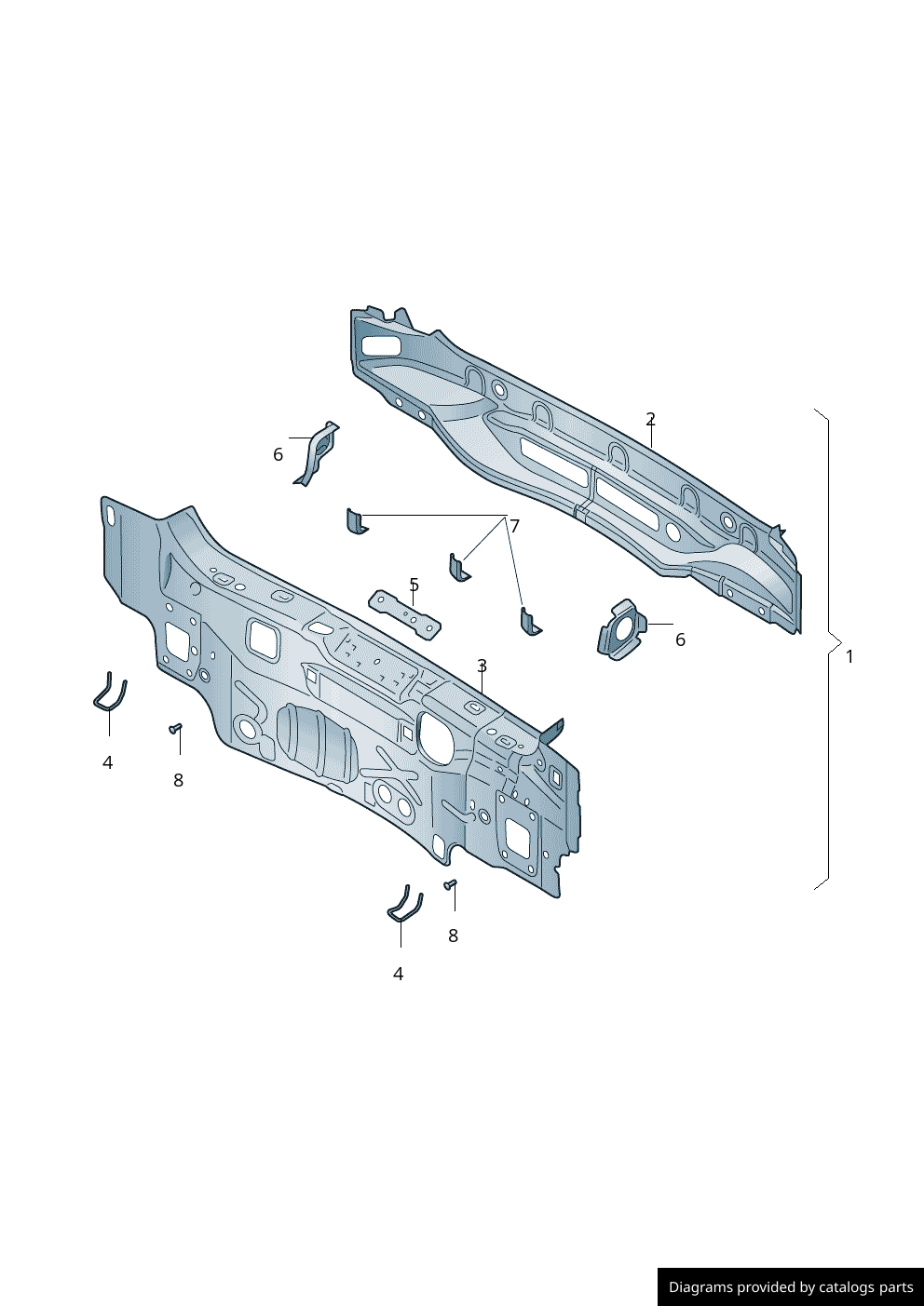 Car part diagram