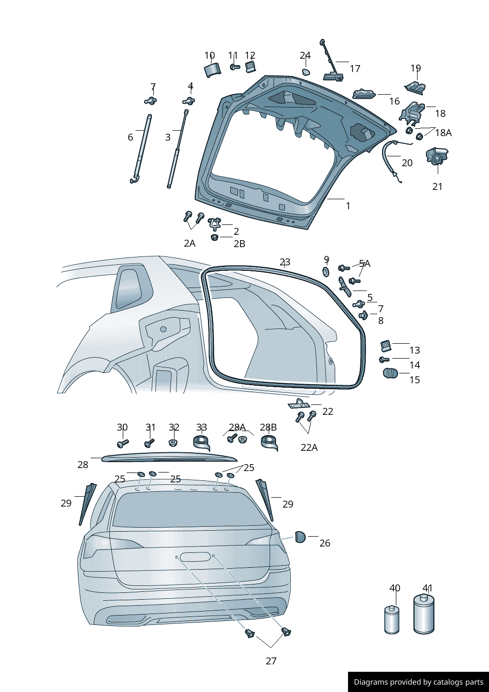 Car part diagram