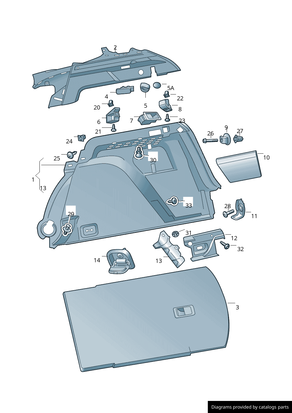 Car part diagram