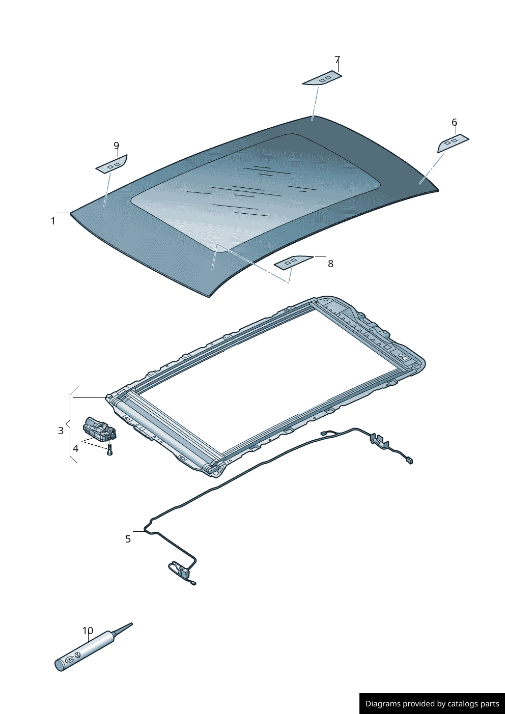 Car part diagram