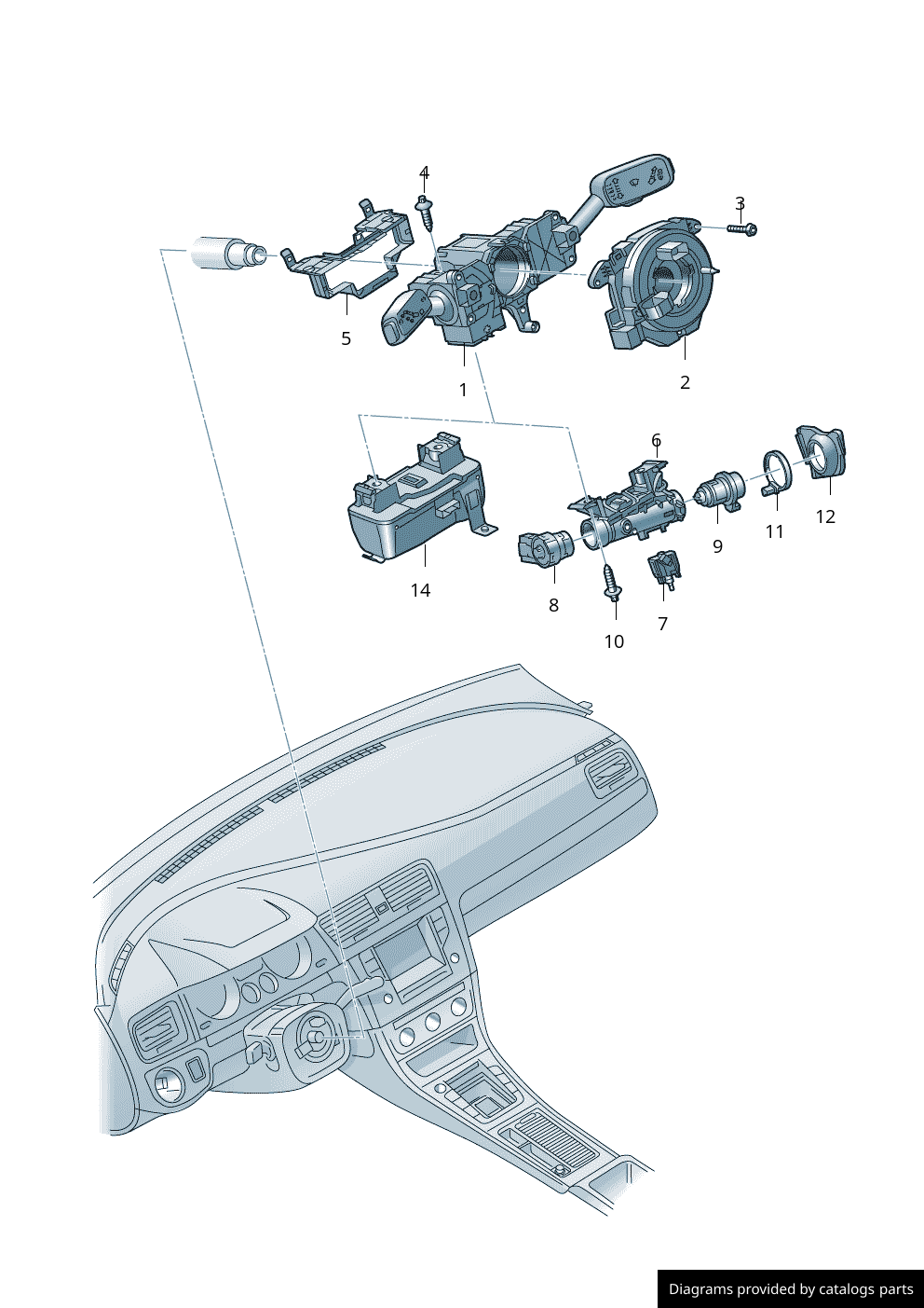 Car part diagram