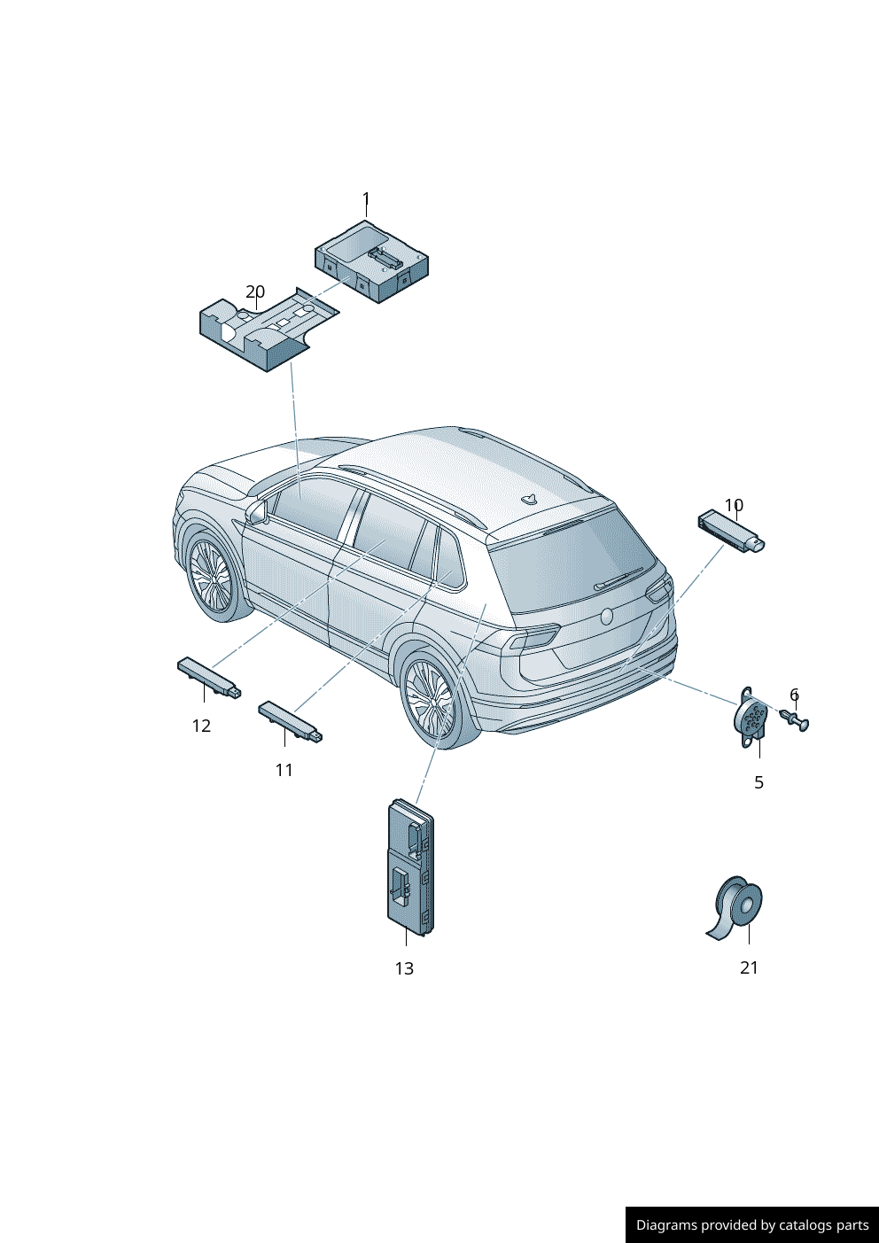 Car part diagram