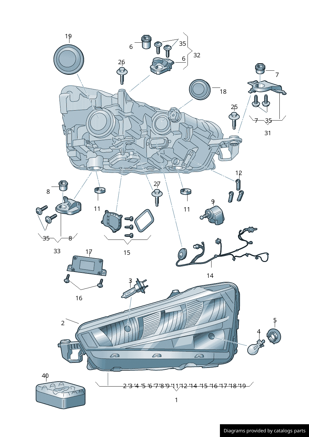 Car part diagram