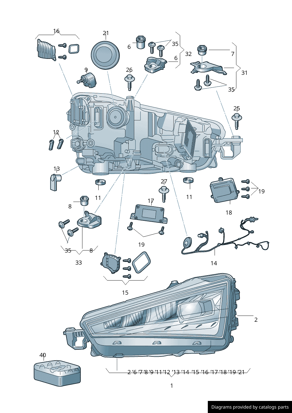 Car part diagram
