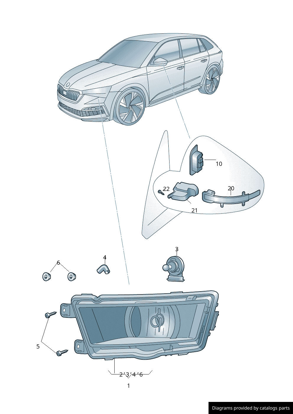 Car part diagram