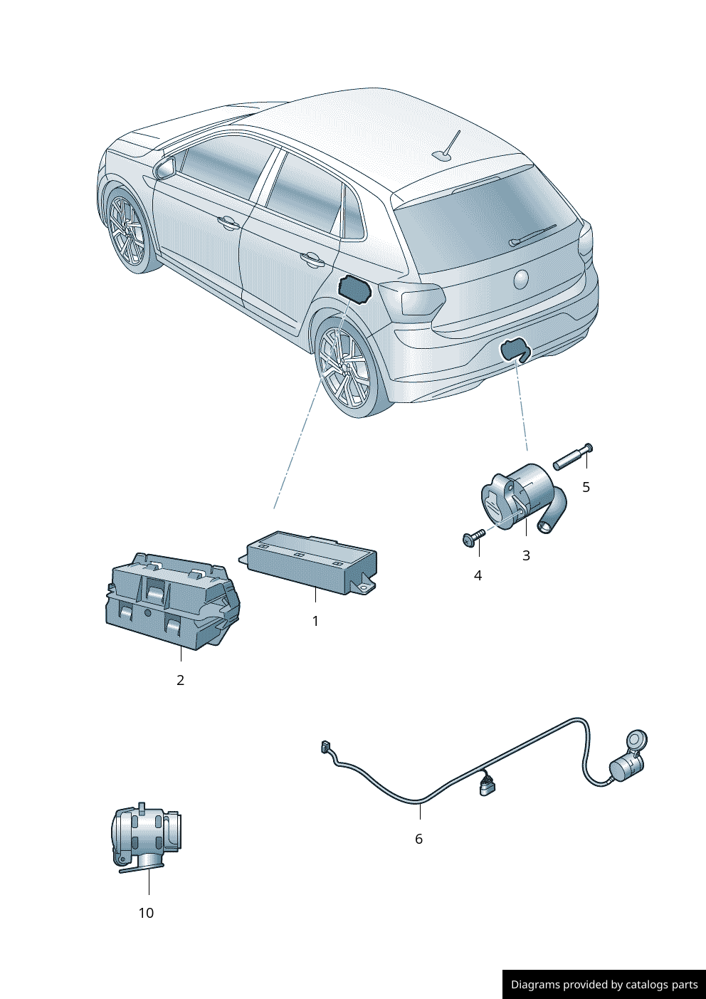 Car part diagram