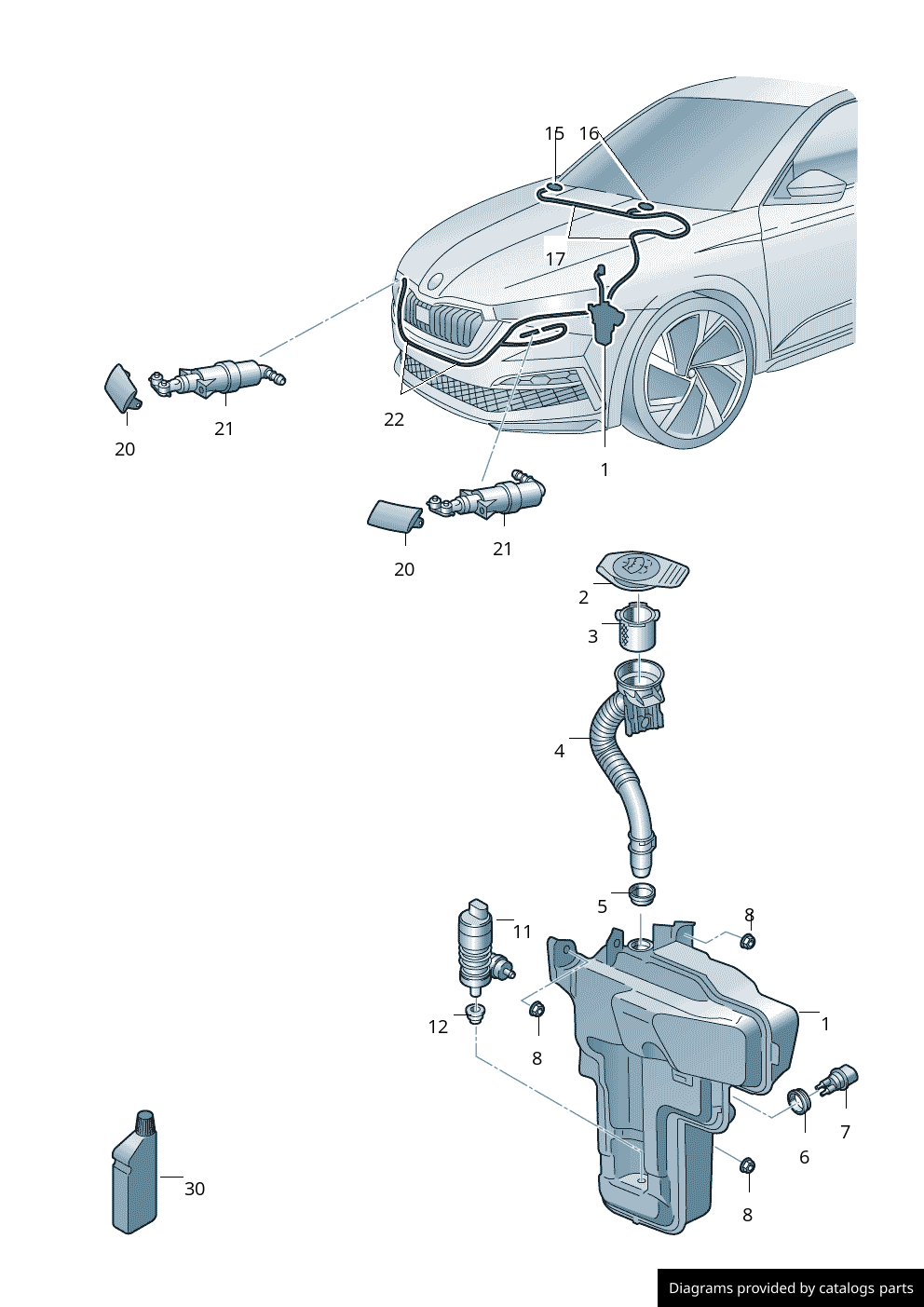 Car part diagram