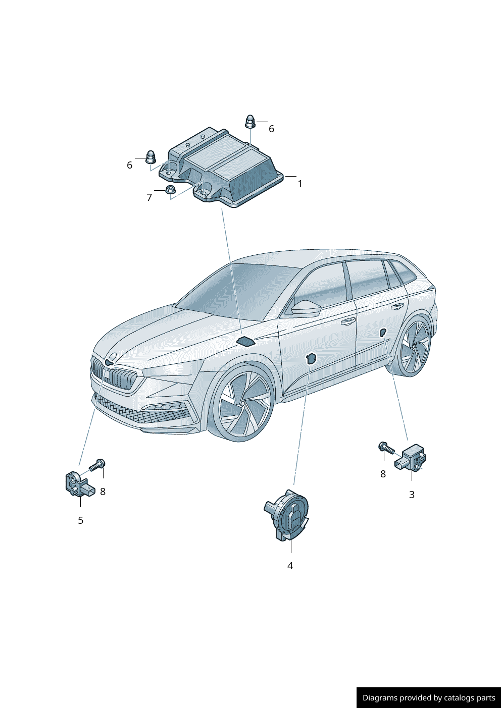 Car part diagram