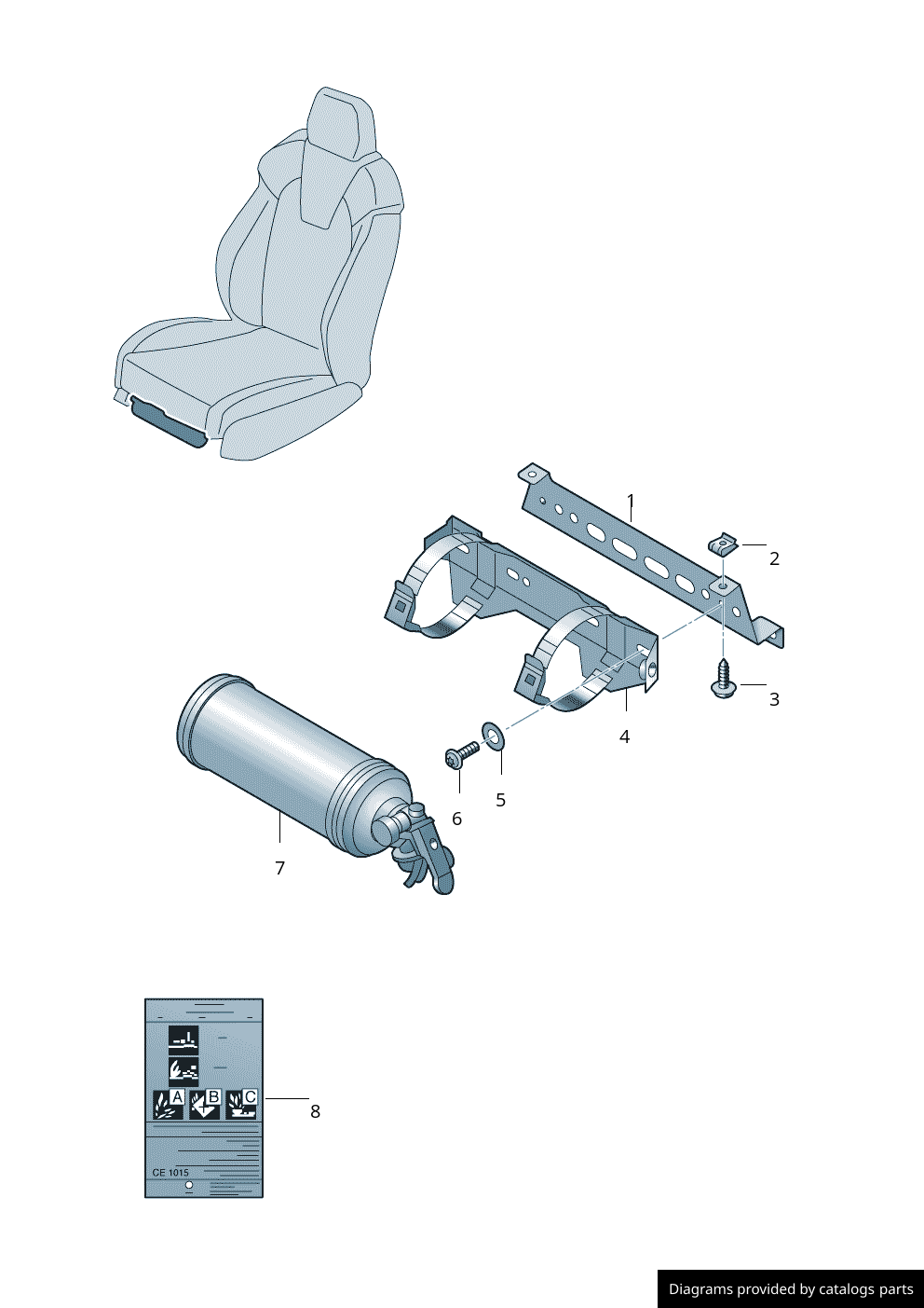 Car part diagram