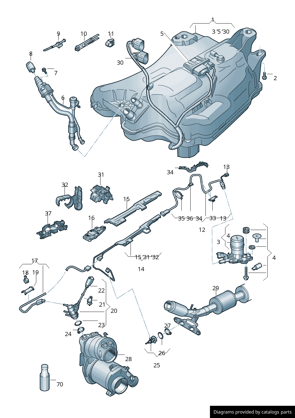 Car part diagram