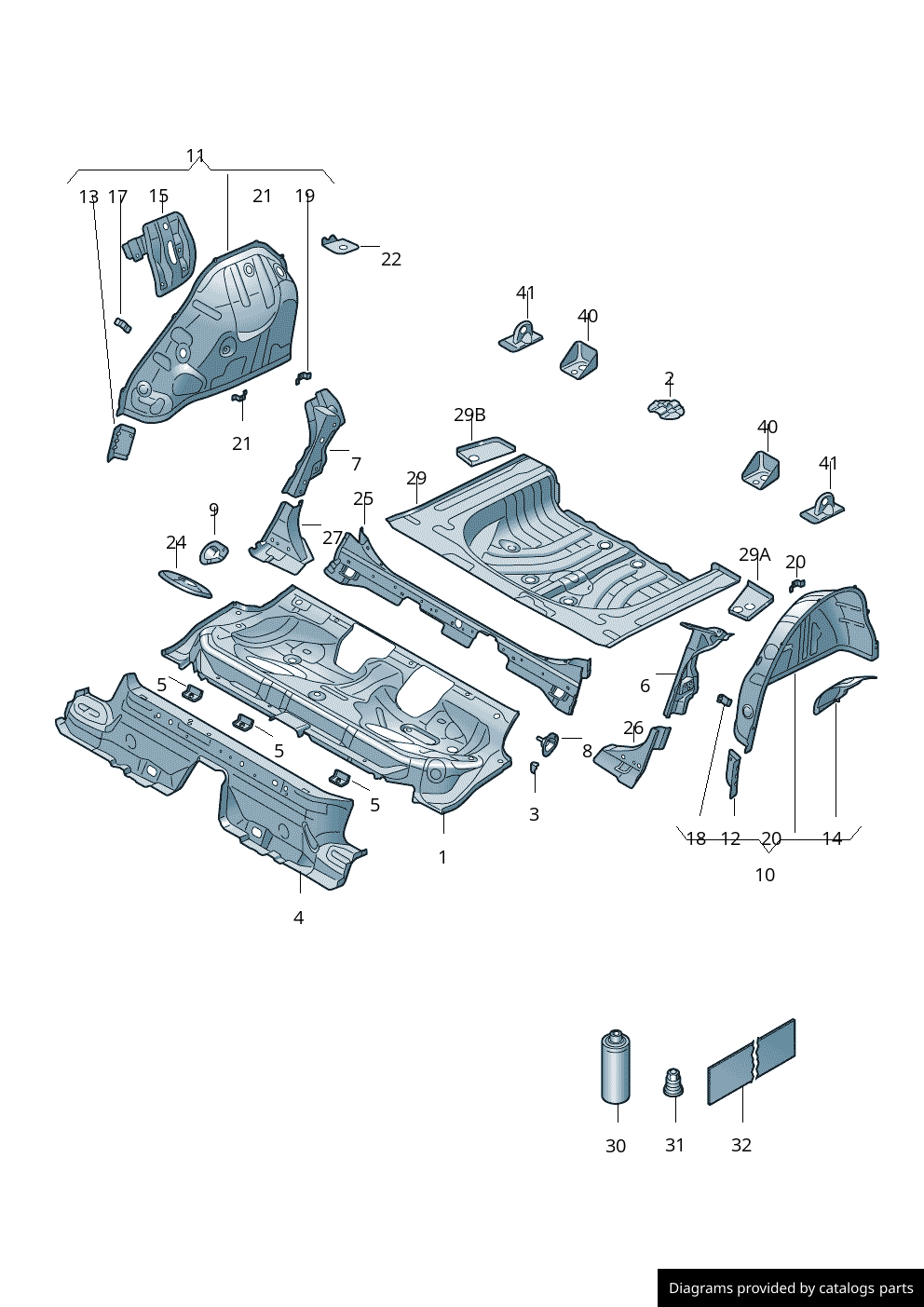Car part diagram