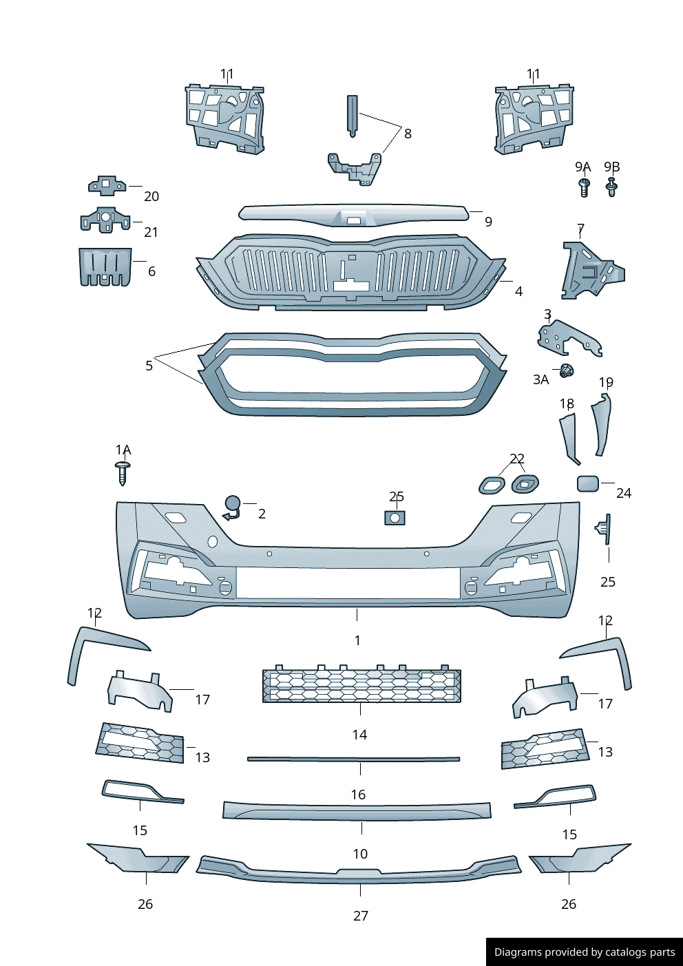 Car part diagram