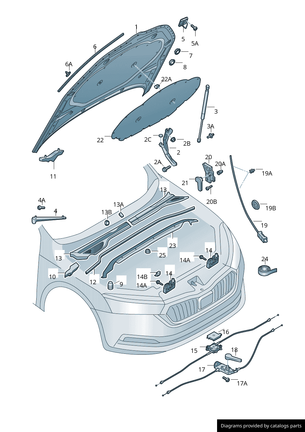 Car part diagram