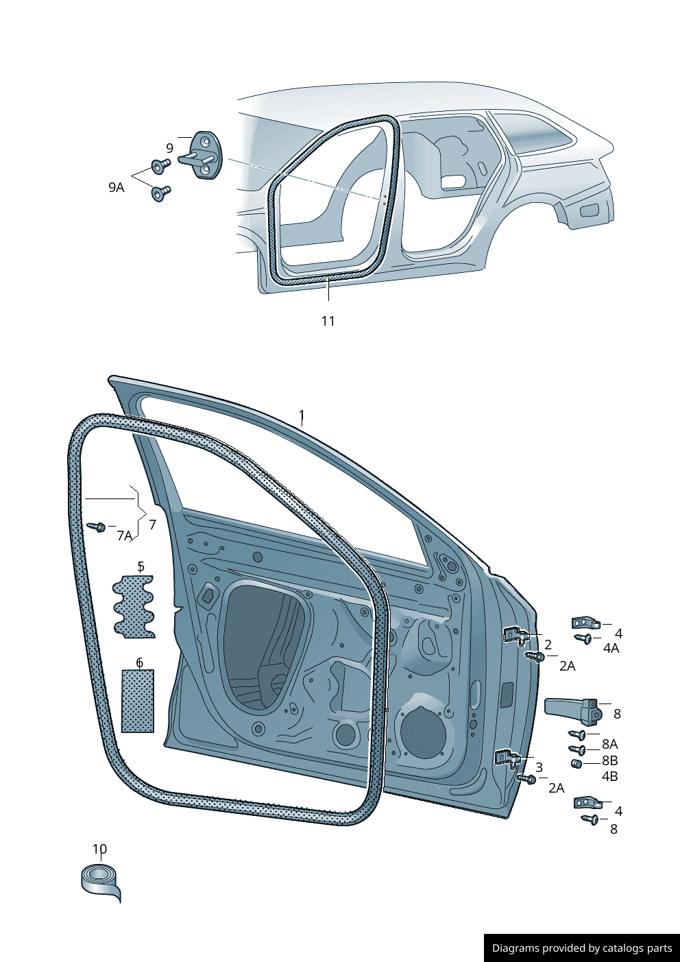 Car part diagram