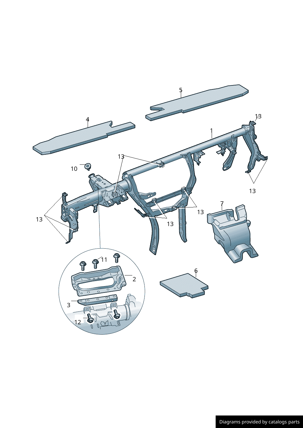 Car part diagram