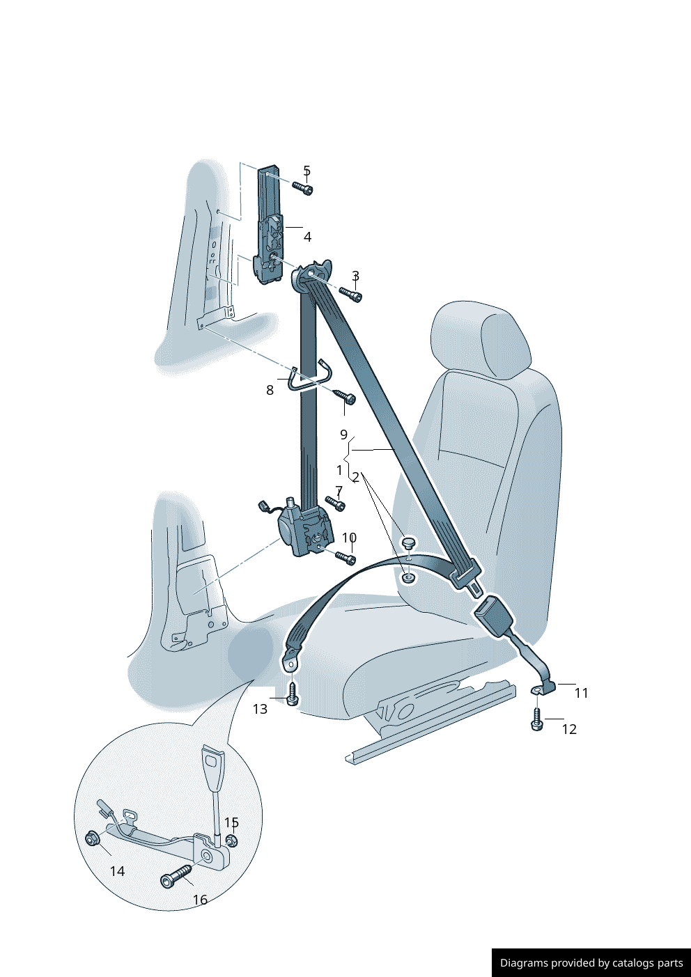 Car part diagram