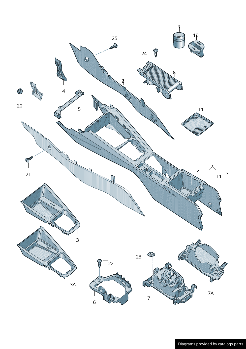 Car part diagram