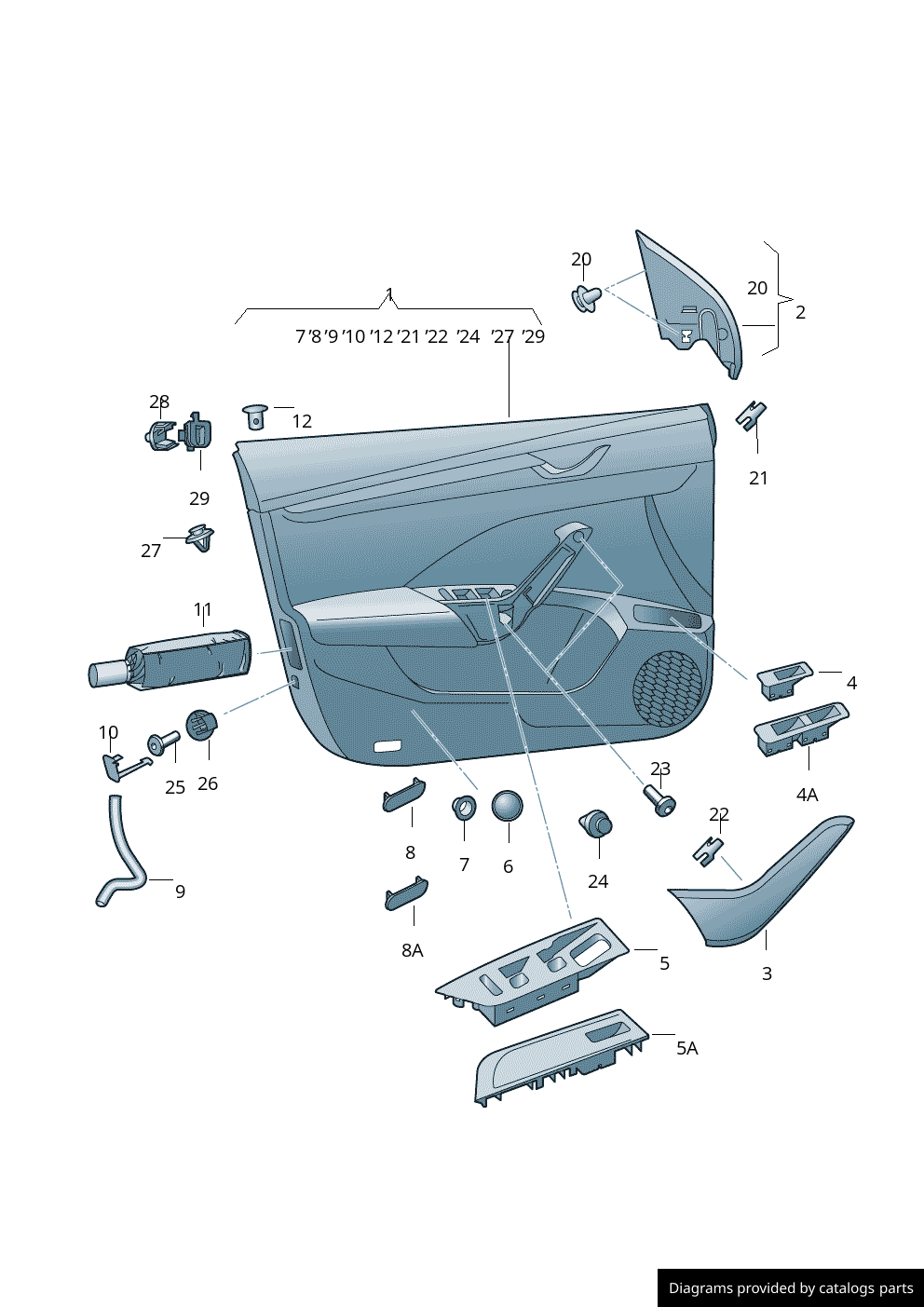 Car part diagram