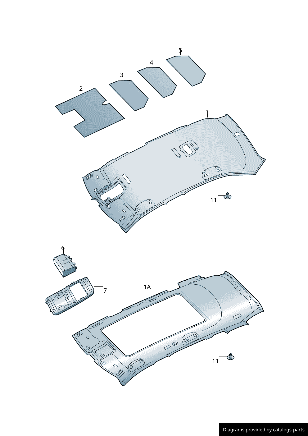Car part diagram