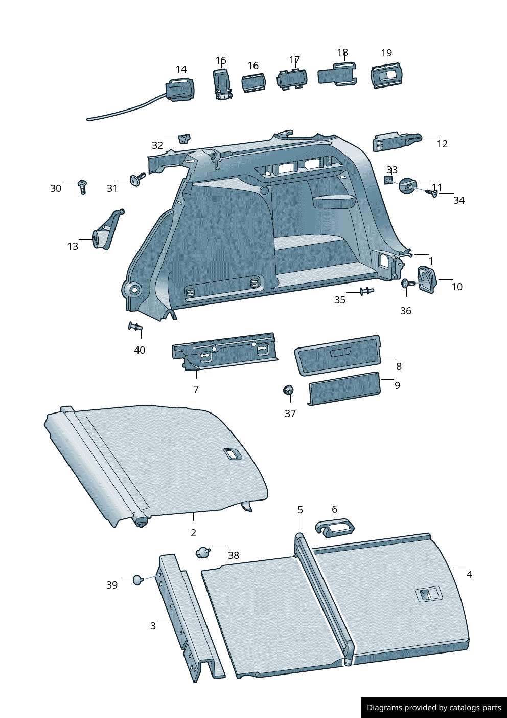 Car part diagram
