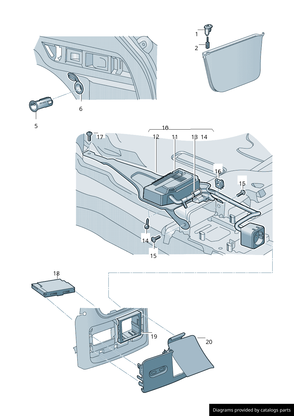 Car part diagram