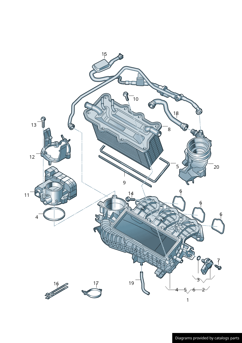 Car part diagram