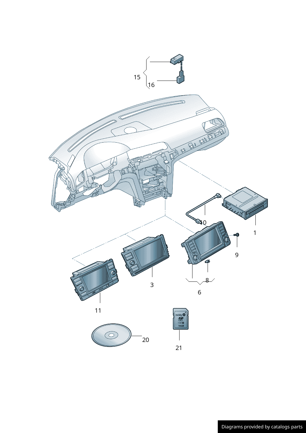 Car part diagram