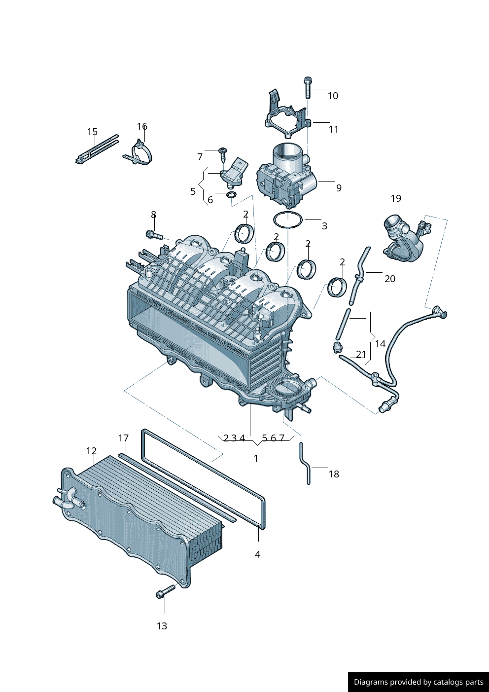 Car part diagram