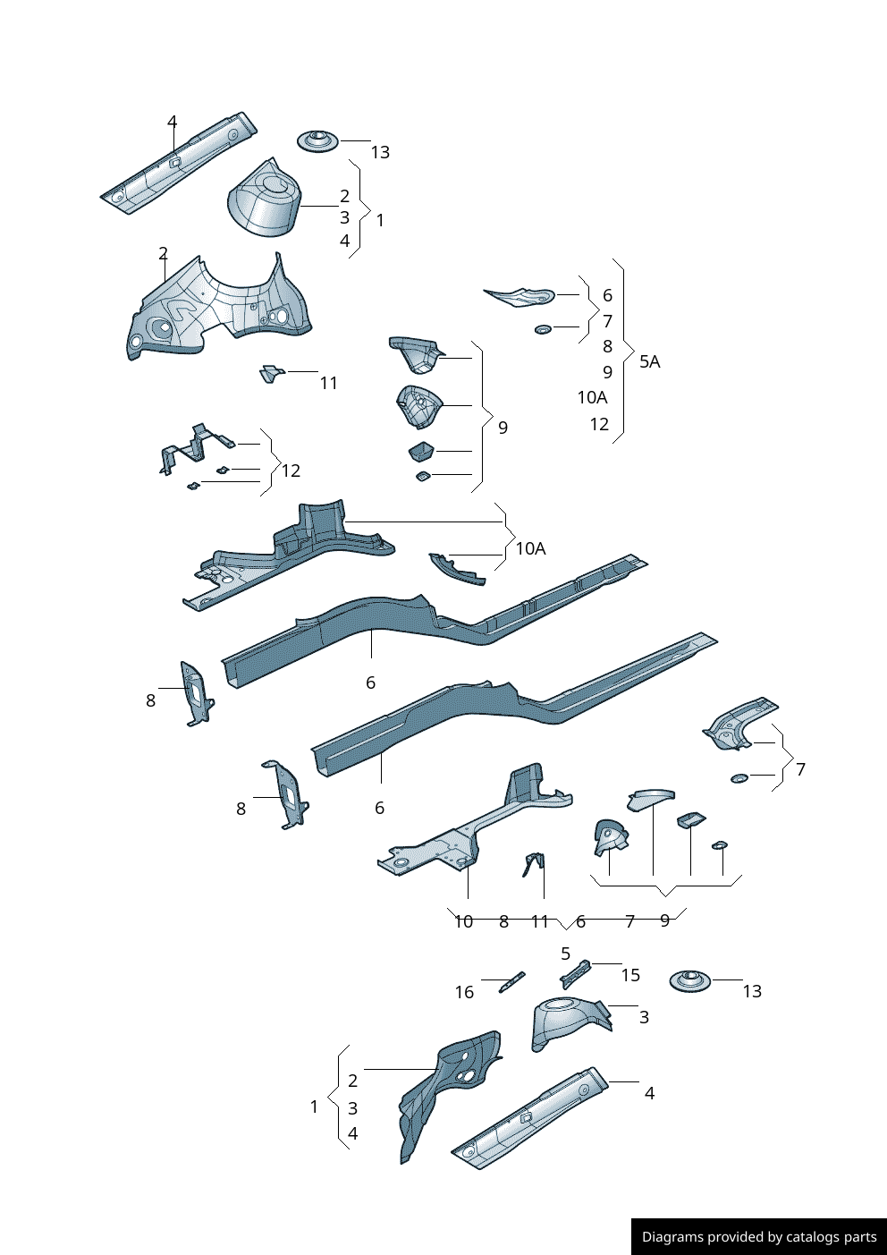 Car part diagram