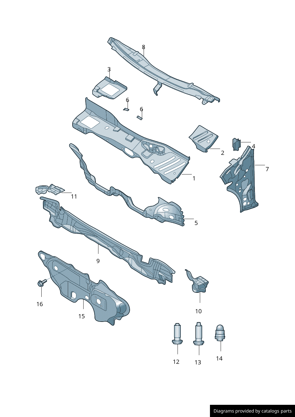 Car part diagram
